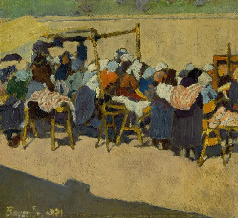 Auf dem Markt von Konštantín Bauer
