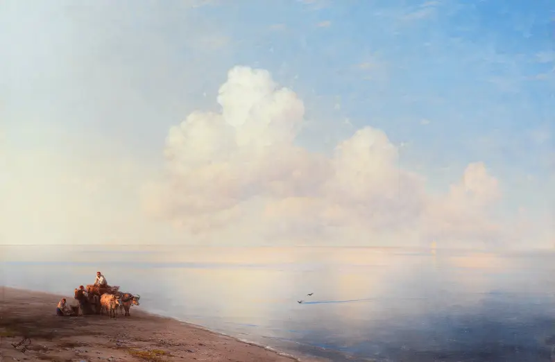 Ruhige See av Ivan Konstantinovich Aivazovsky
