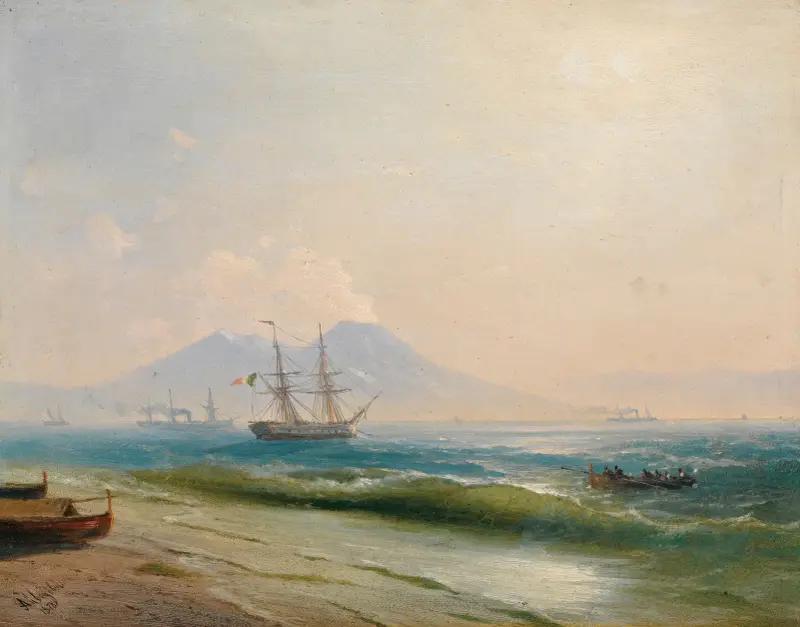 Vy över Vesuvius av Ivan Konstantinovich Aivazovsky