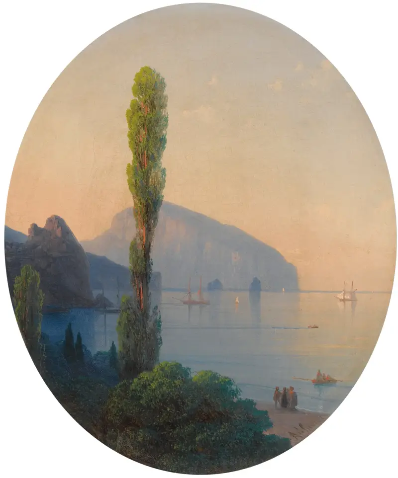 Utsikt över Aju-Dag av Ivan Konstantinovich Aivazovsky