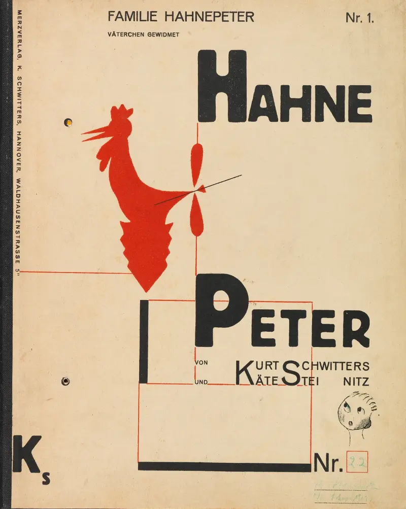 Hahne Peter, 1924 – nr 1 av Kurt Schwitters