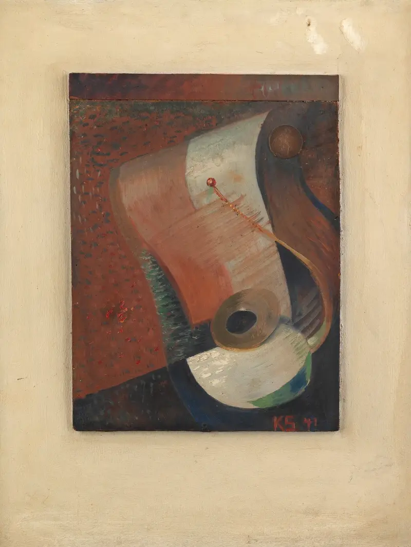 Martwa natura z grosikiem, Kurt Schwitters