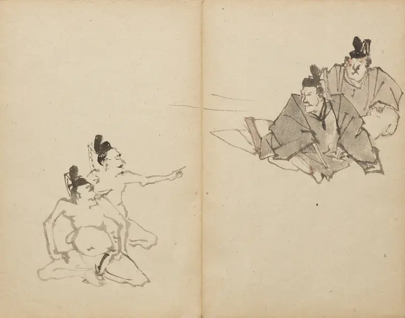 Dvořané, Kawanabe Kyōsai