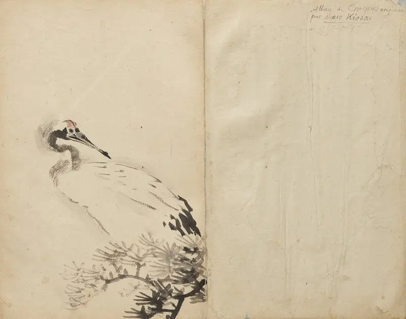 Crane, Kawanabe Kyōsai