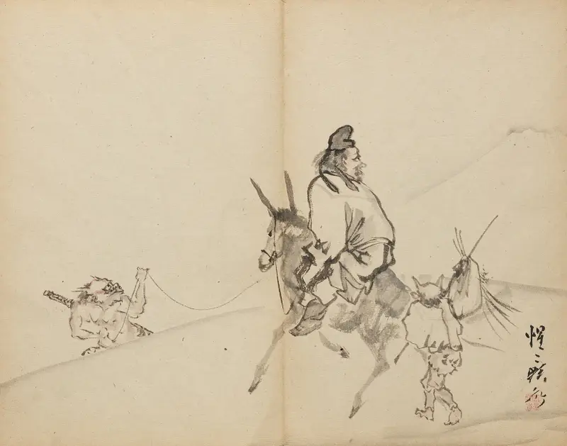 Zhong Kui, Kawanabe Kyōsai