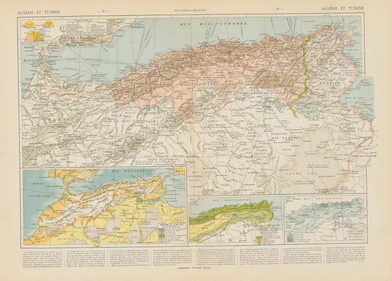 Algerien und Tunesien von Paul Vidal de La Blache
