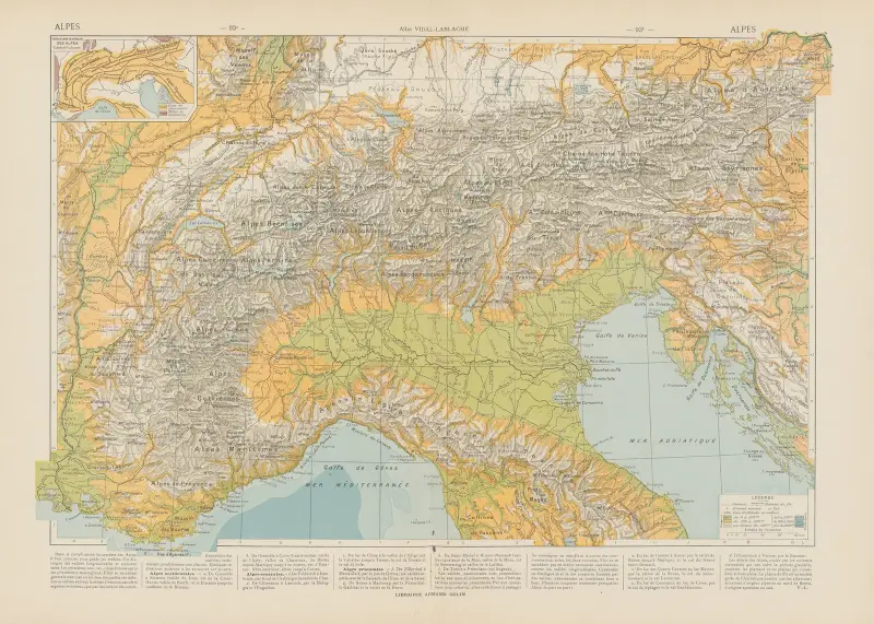 Alpes von Paul Vidal de La Blache