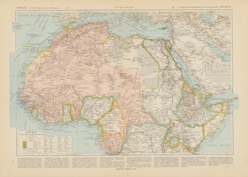 Norra och centrala Afrika av Paul Vidal de La Blache