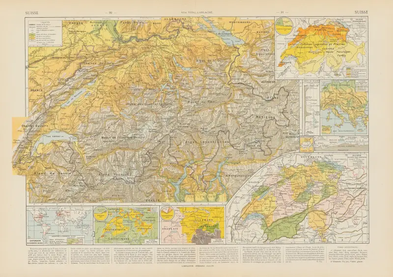 Suisse av Paul Vidal de La Blache