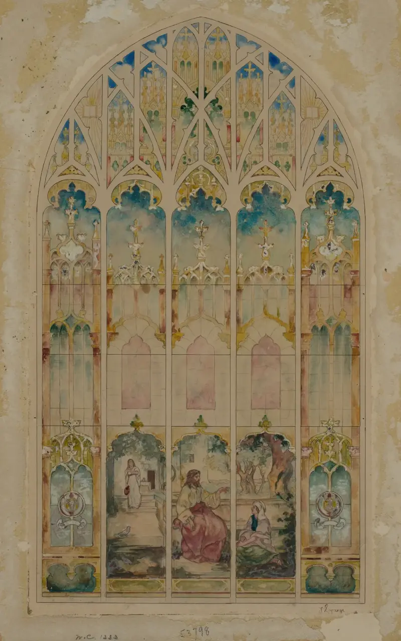 Witraż kaplicy, John La Farge