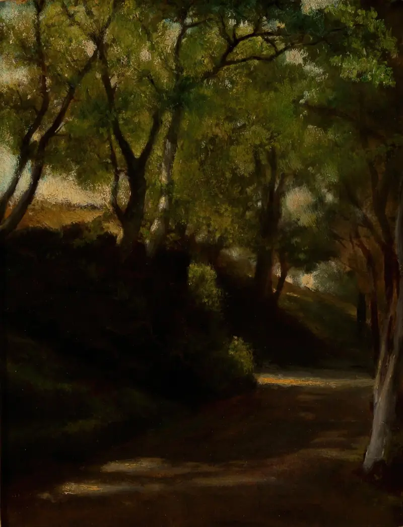 In 'The Glen', Portsmouth, Rhode Island von John La Farge