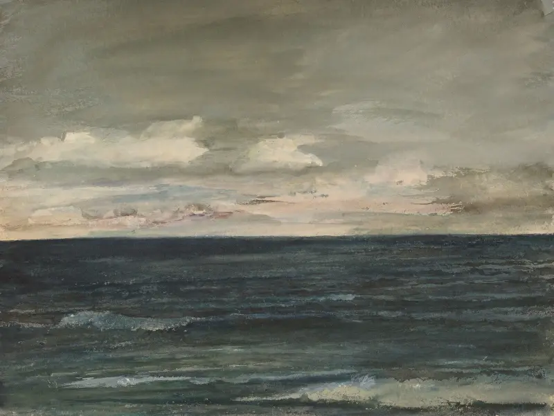 Studium pejzażu z wybrzeża Jersey, John La Farge