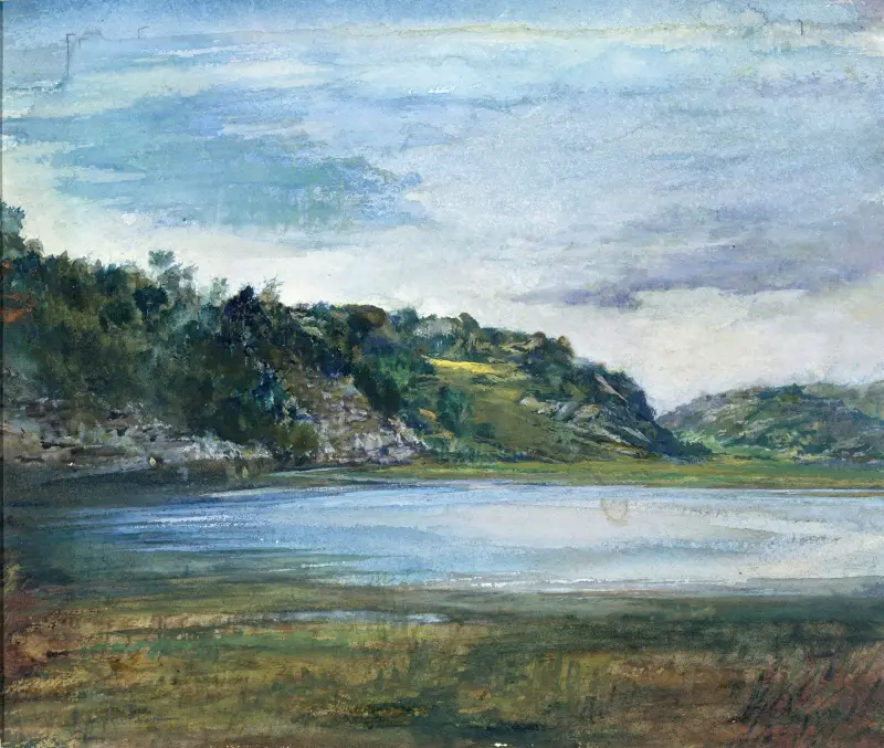 Paradise Rocks – Studie bei Paradise, Newport, Rhode Island von John La Farge