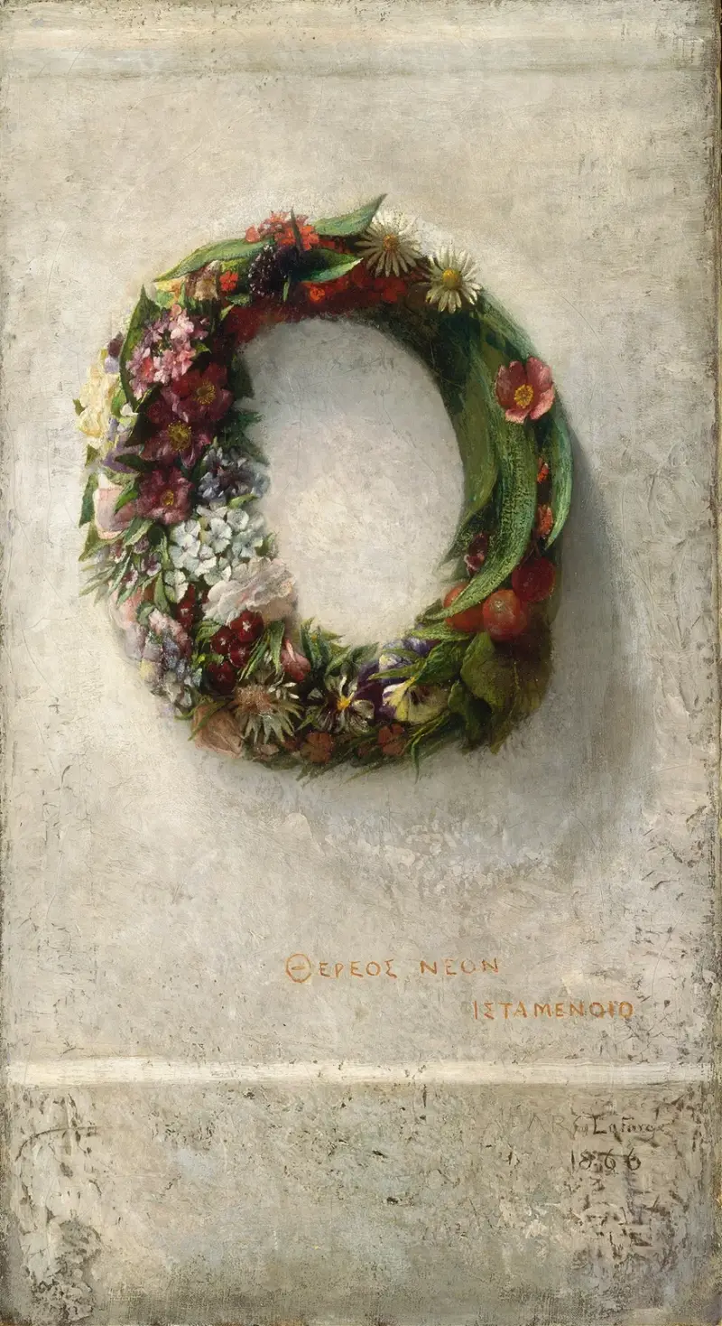 Blomsterkrans av John La Farge
