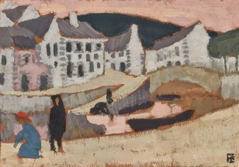 Kanalen, landskap från Bretagne av Roger de La Fresnaye