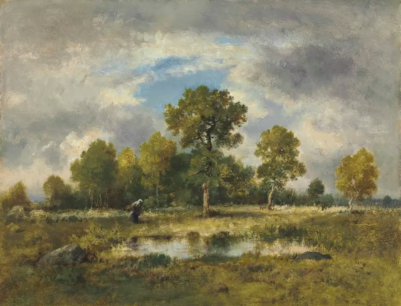 La Mare Aux Vipères av Narcisse-Virgile Diaz de La Peña