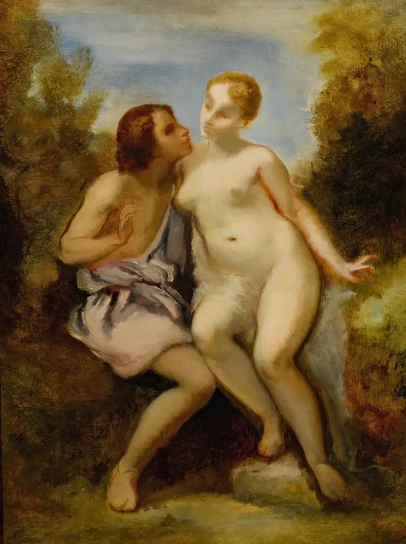Vénus Et Adonis av Narcisse-Virgile Diaz de La Peña