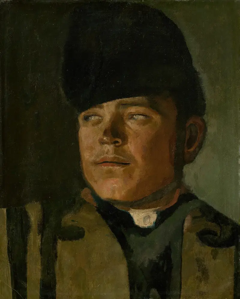 Pan młody w futrzanej czapce, Ladislav Mednyánszky