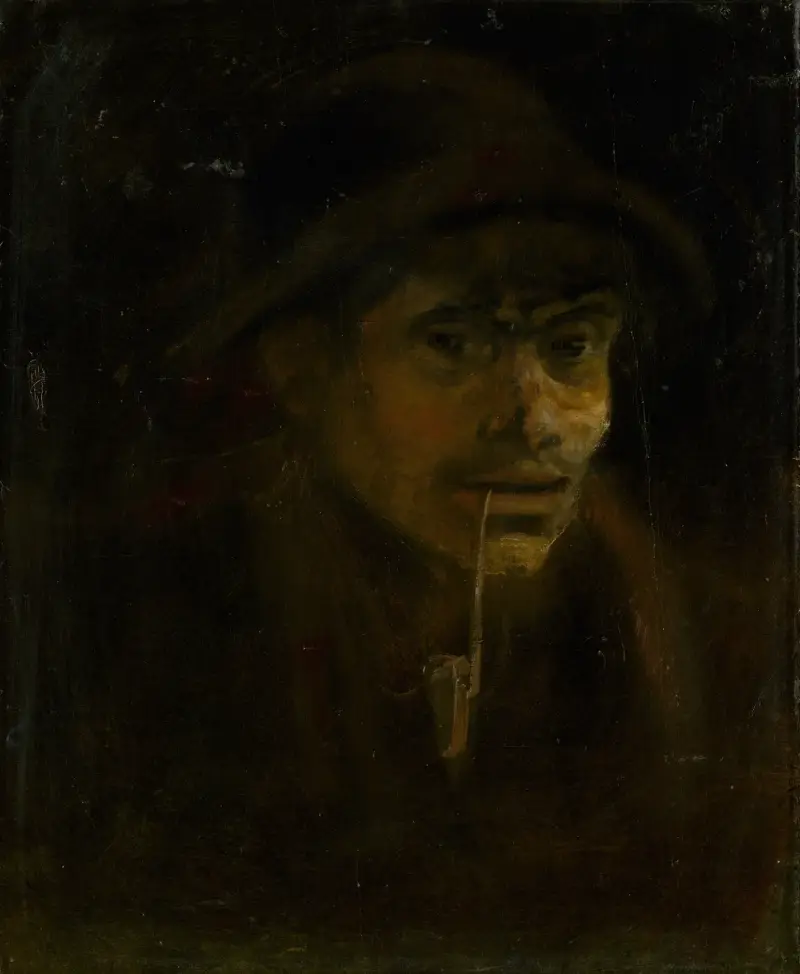 Landstreicher mit Pfeife von Ladislav Mednyánszky