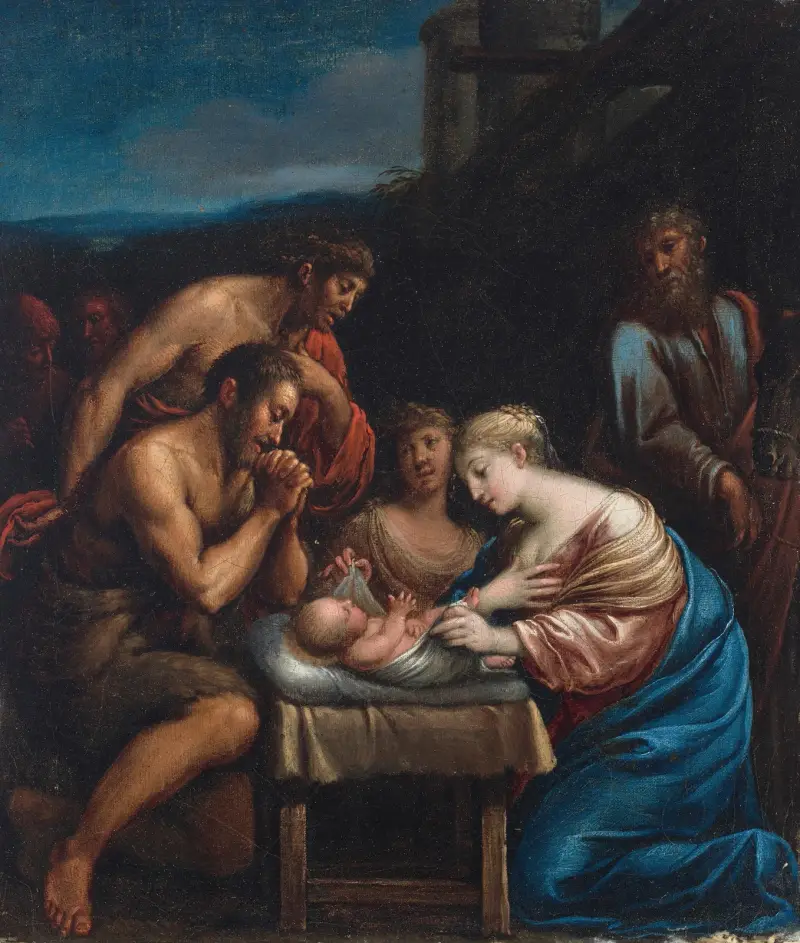 Die Anbetung der Hirten von Lavinia Fontana