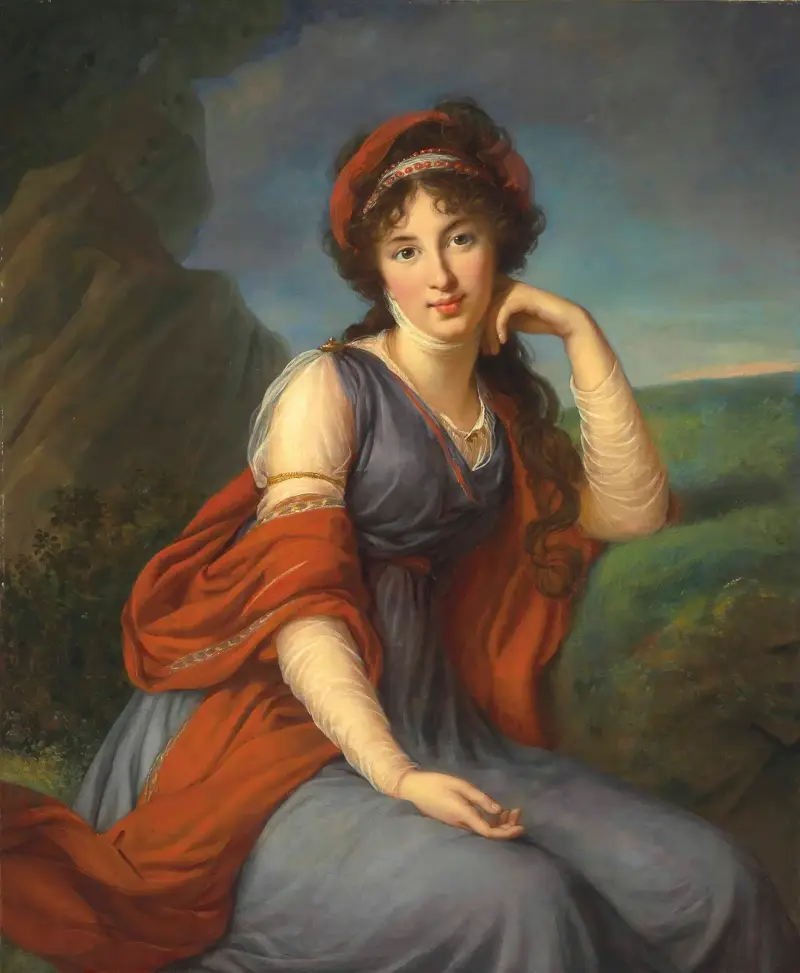 Maria Grigorievna Viazemskaïa, Fürstin Golitsyna (1772–1865) von Elisabeth Louise Vigée Le Brun