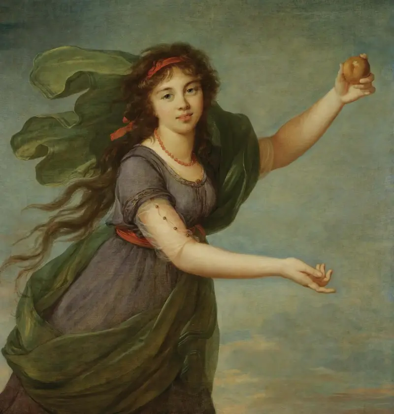 Porträt eines jungen Mädchens als Atalanta von Elisabeth Louise Vigée Le Brun