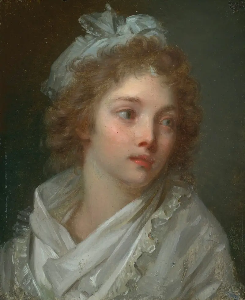 Bildnis einer jungen Dame von Elisabeth Louise Vigée Le Brun