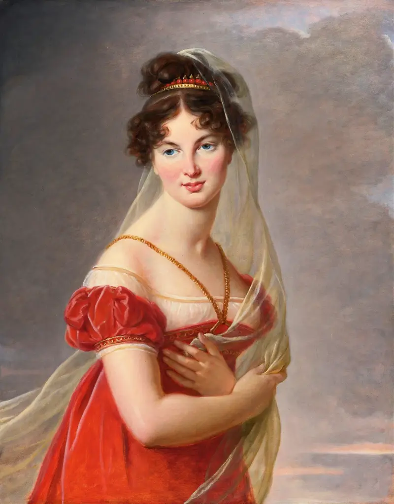 Porträt der Aglaé Angélique Gabrielle von Elisabeth Louise Vigée Le Brun