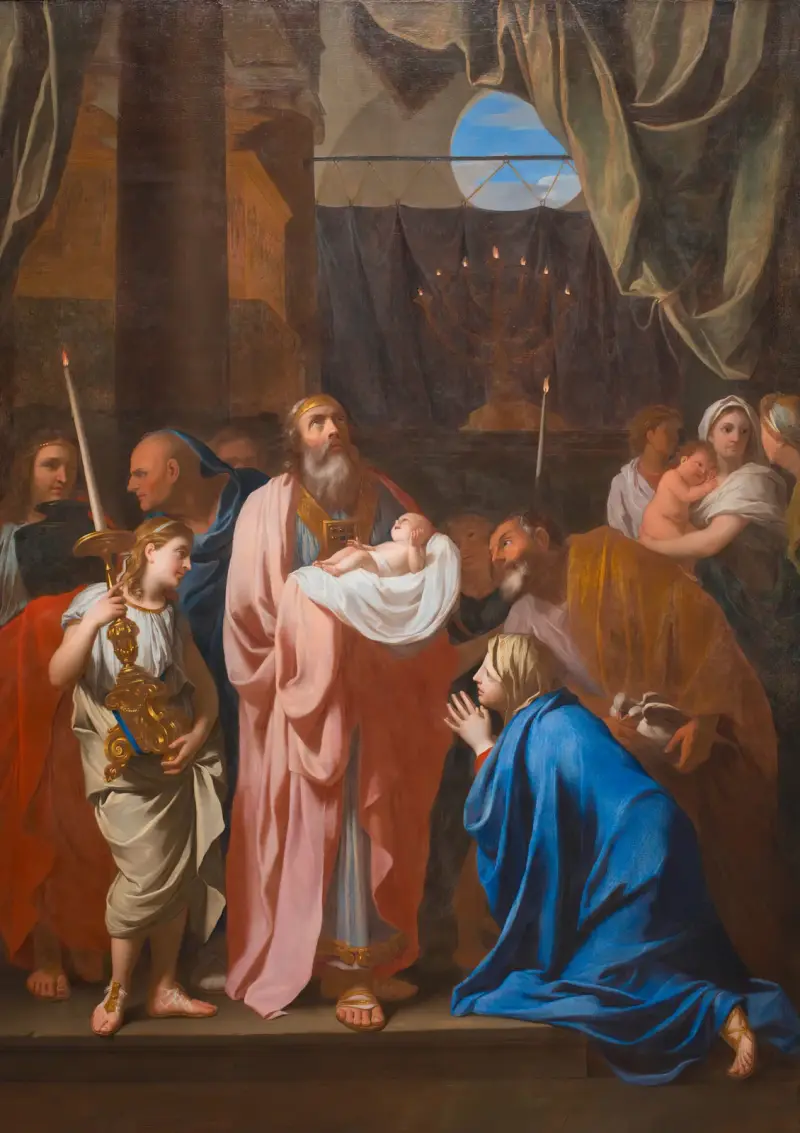 Die Darstellung Christi im Tempel von Charles Le Brun