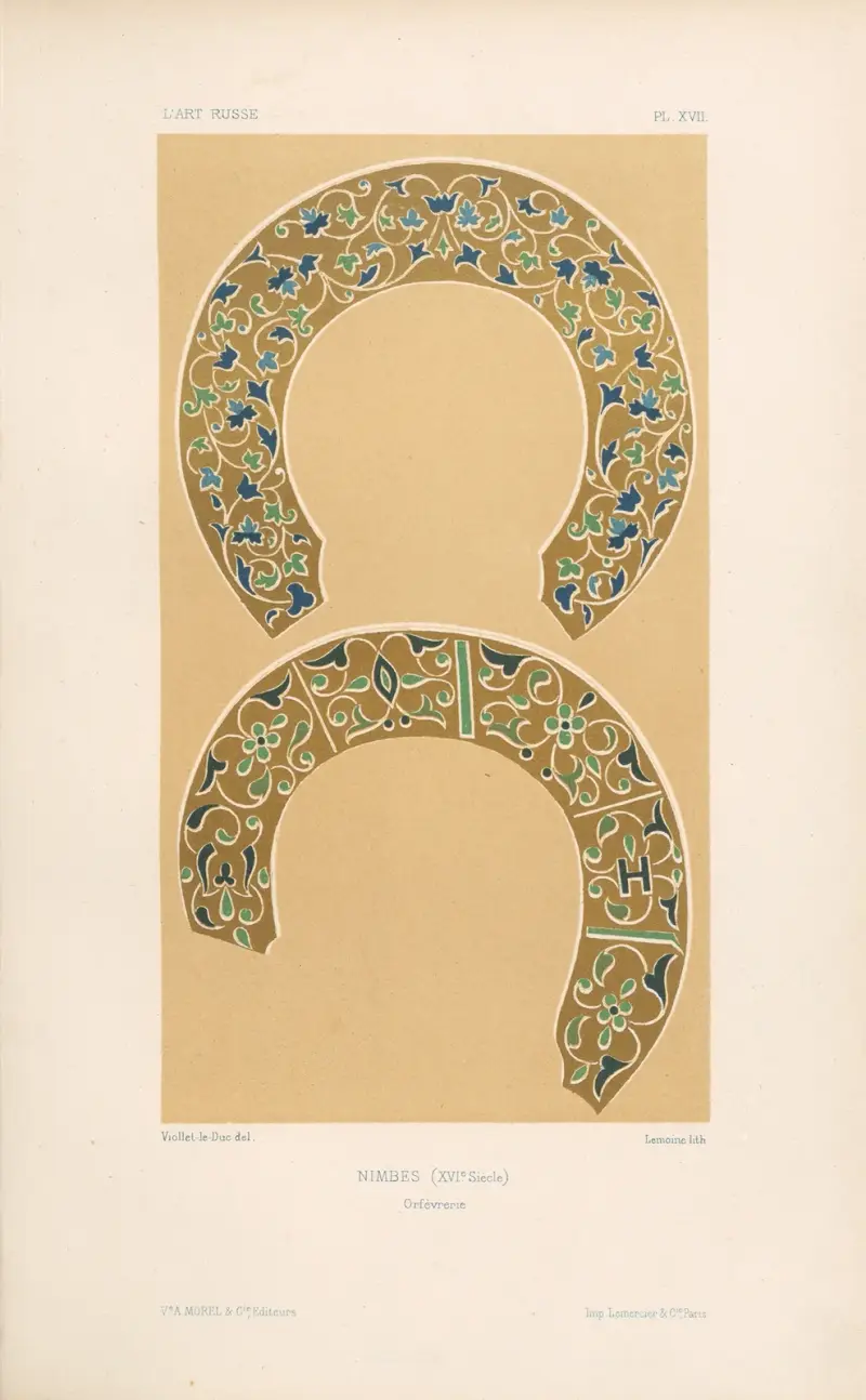 Nimbes (XVIe siècle). Orfèvrerie, 1877 – nr 1 av Eugène-Emmanuel Viollet-le-Duc