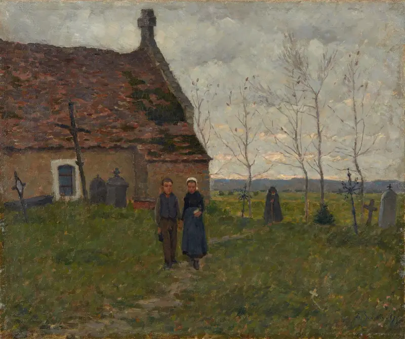 Po bohoslužbě, Henri Le Sidaner