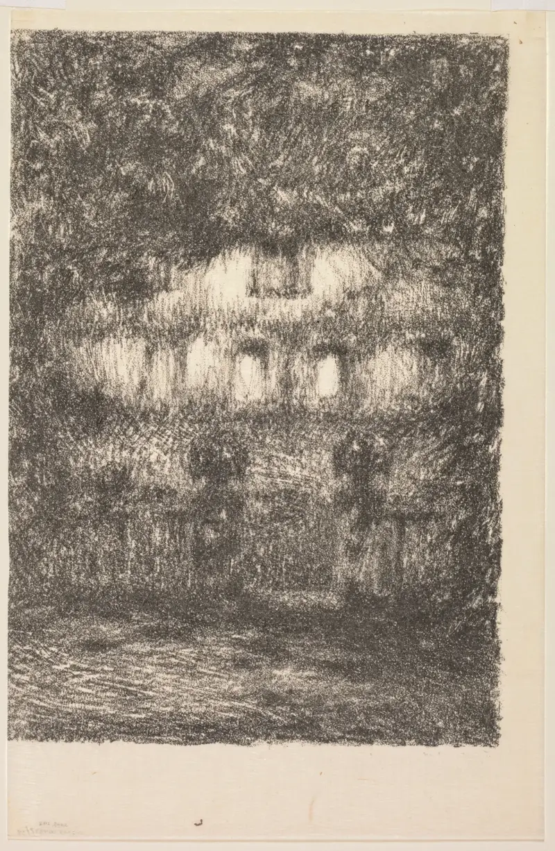 Dům v měsíčním svitu, Henri Le Sidaner