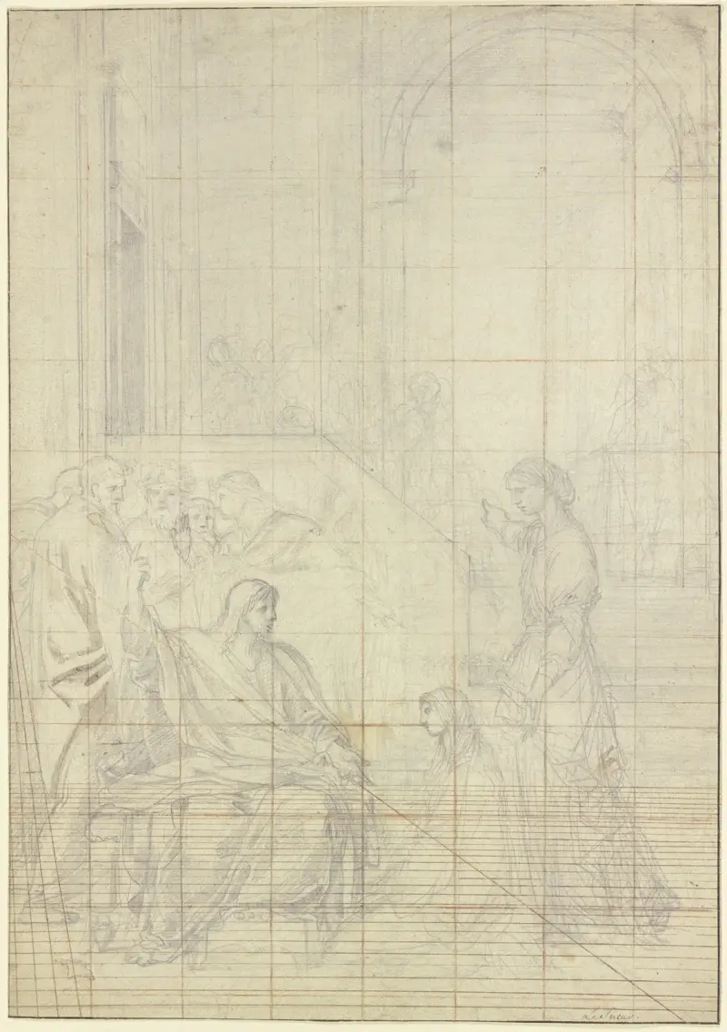 Chrystus u Marii i Marty, Eustache Le Sueur