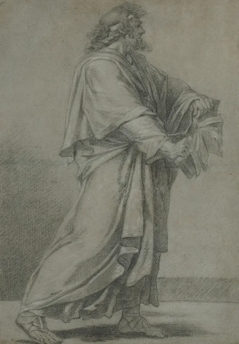 Muž ničící knihu, Eustache Le Sueur