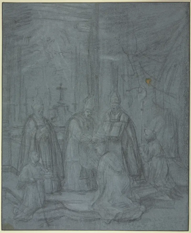 Biskopsvigning av Eustache Le Sueur