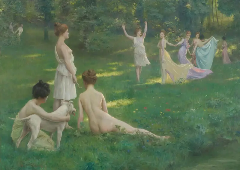 Les Chasseuresses, Julius Leblanc Stewart