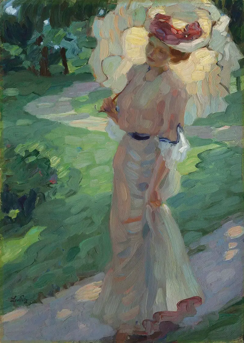 Ein Sommertag im Park von Leo Putz