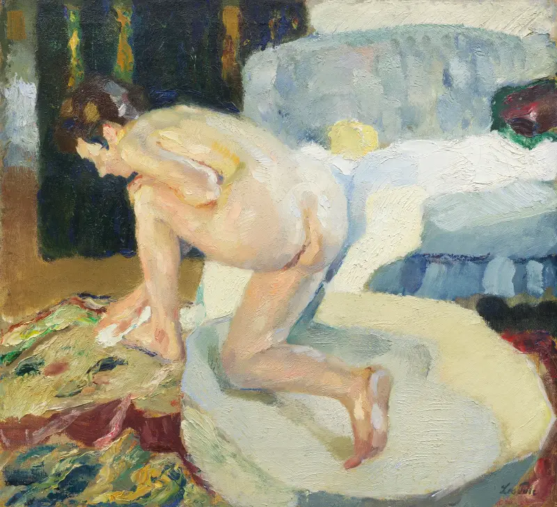 In der Badewanne I av Leo Putz