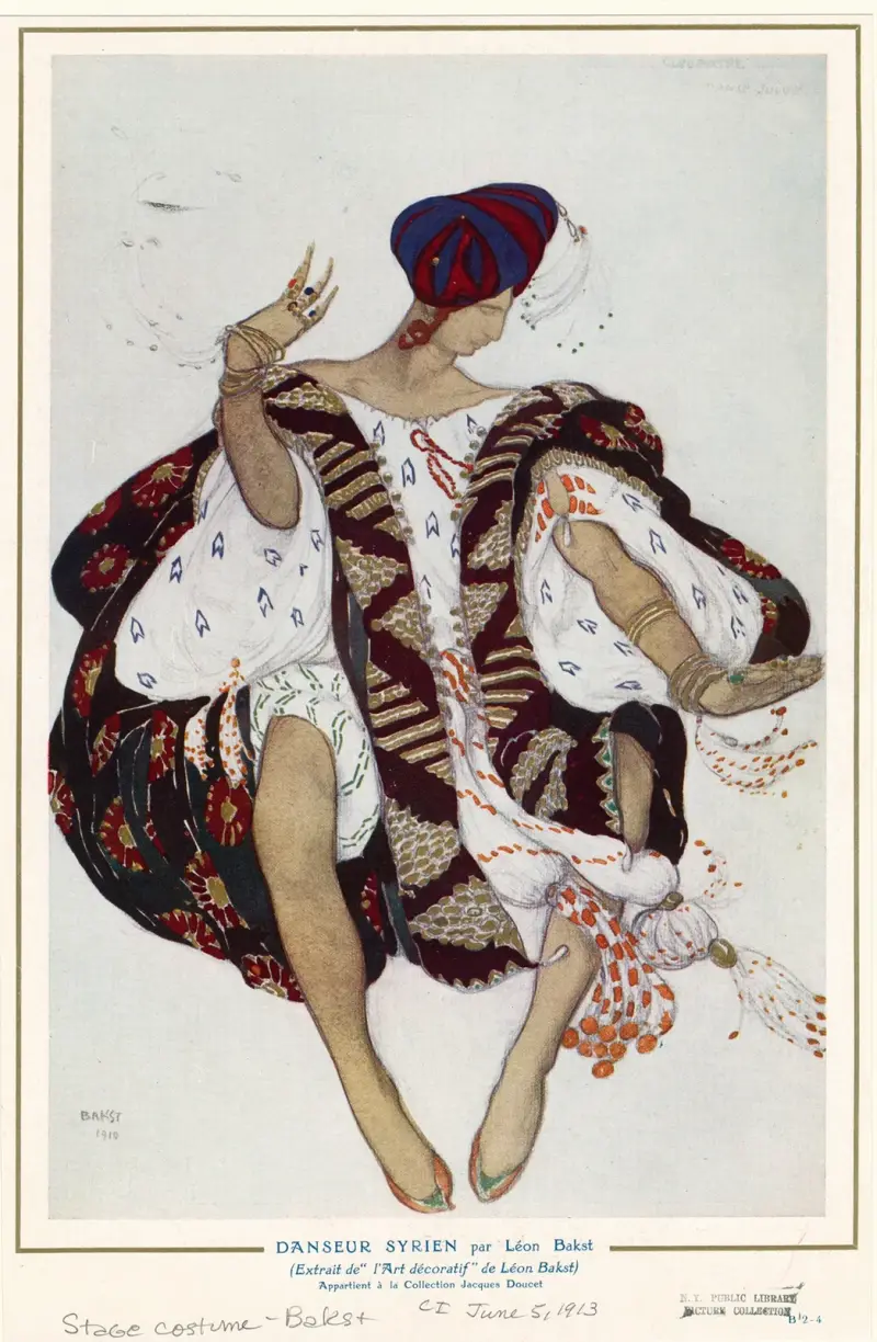 Danseur Syrien par Léon Bakst av Léon Bakst