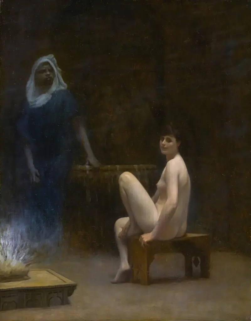 After The Bath av Jean-Léon Gérôme