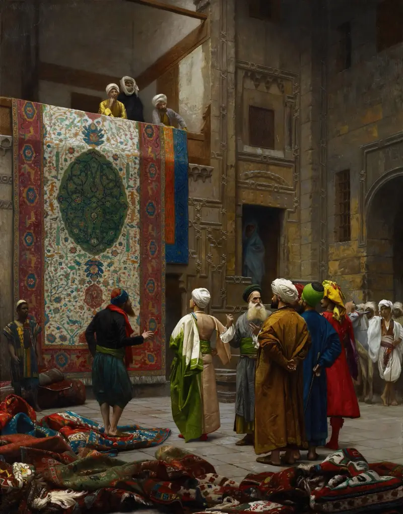 The Carpet Merchant av Jean-Léon Gérôme