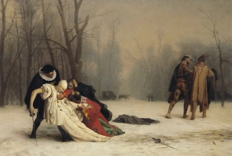 The Duel After the Masquerade av Jean-Léon Gérôme