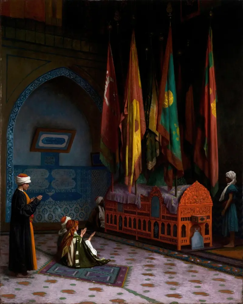 Vakten vid sultanens grav av Jean-Léon Gérôme