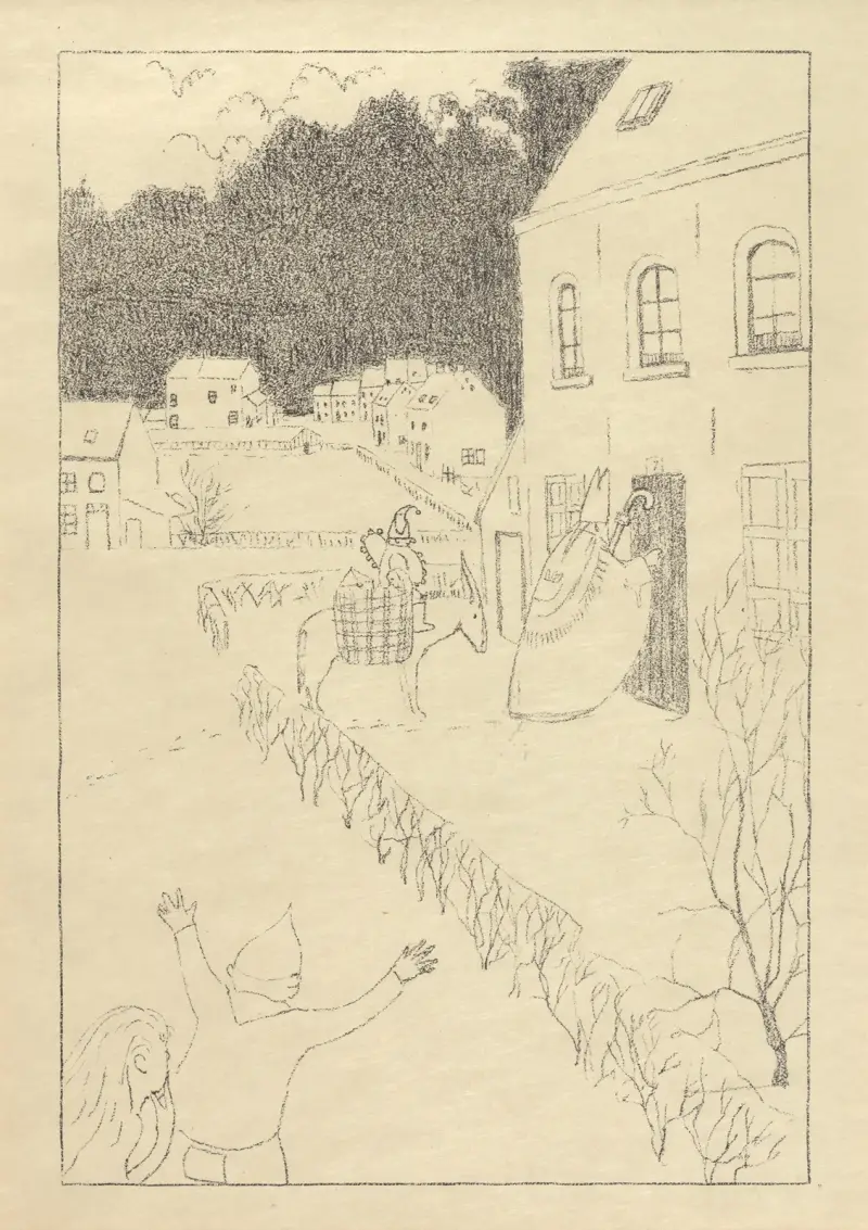 Der Besuch des Heiligen Nikolaus von Léon Spilliaert