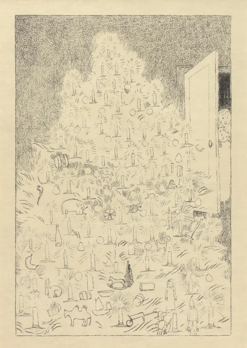 L’arbre de Noël av Léon Spilliaert