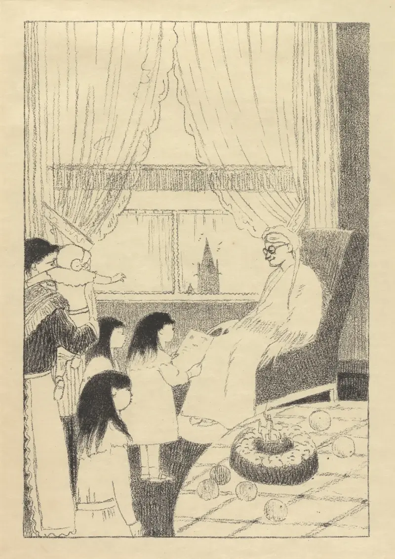 Les voeux de Nouvel An av Léon Spilliaert