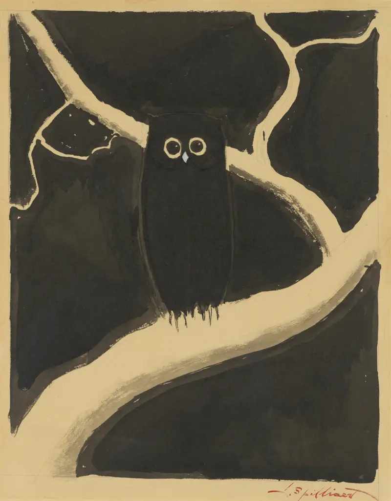 Die Eule von Léon Spilliaert