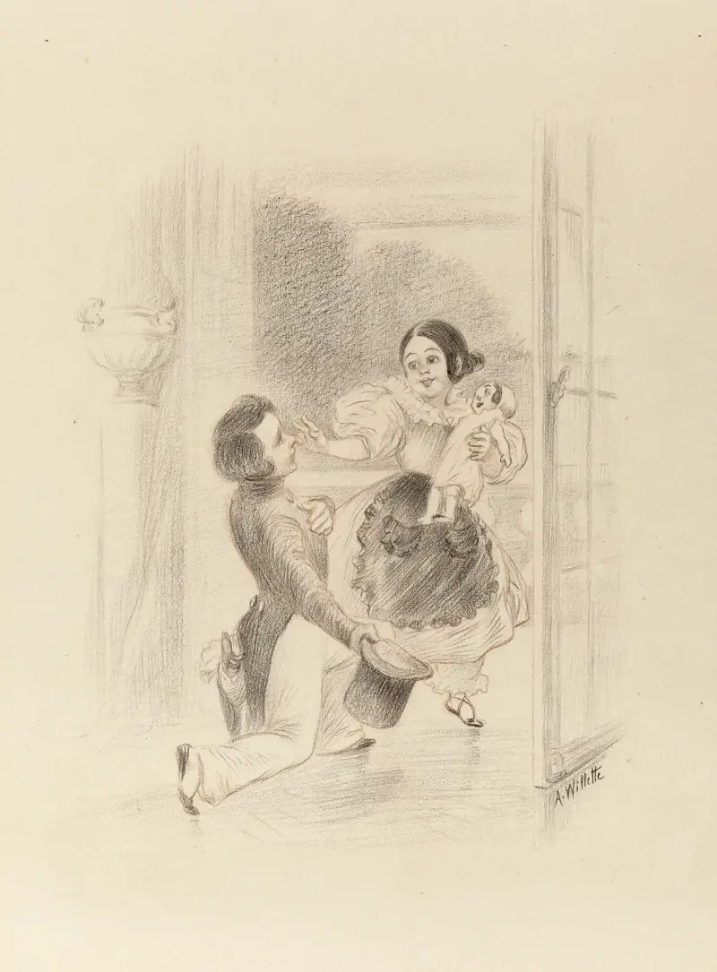Hermina, Adolphe Léon Willette