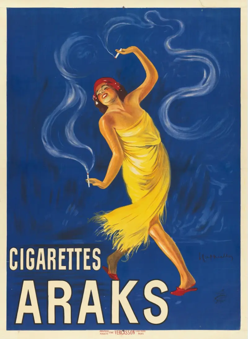 Cigarettes Araks von Leonetto Cappiello
