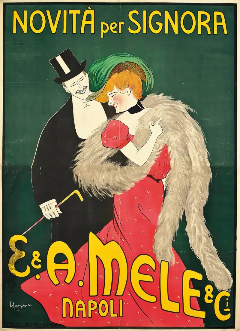 E. And A. Mele And Ci av Leonetto Cappiello